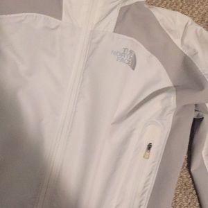 Excellent condition north face white jacket